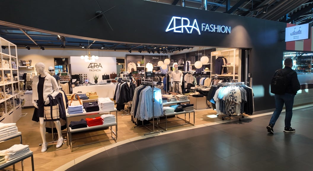 Bilde av æra butikken på Stavanger lufthavn