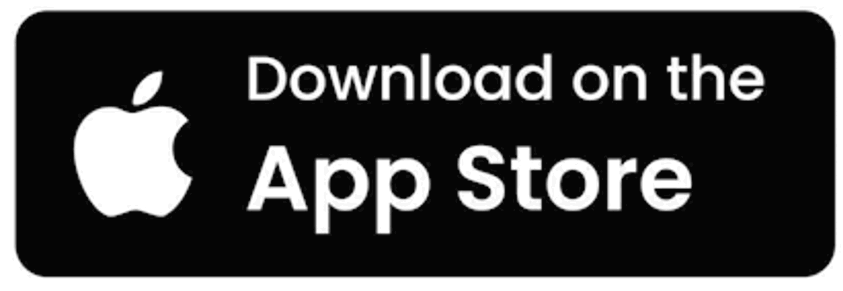 App store logo med sort bakgrunn