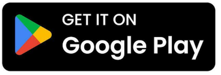 Google play logo med sort bakgrunn